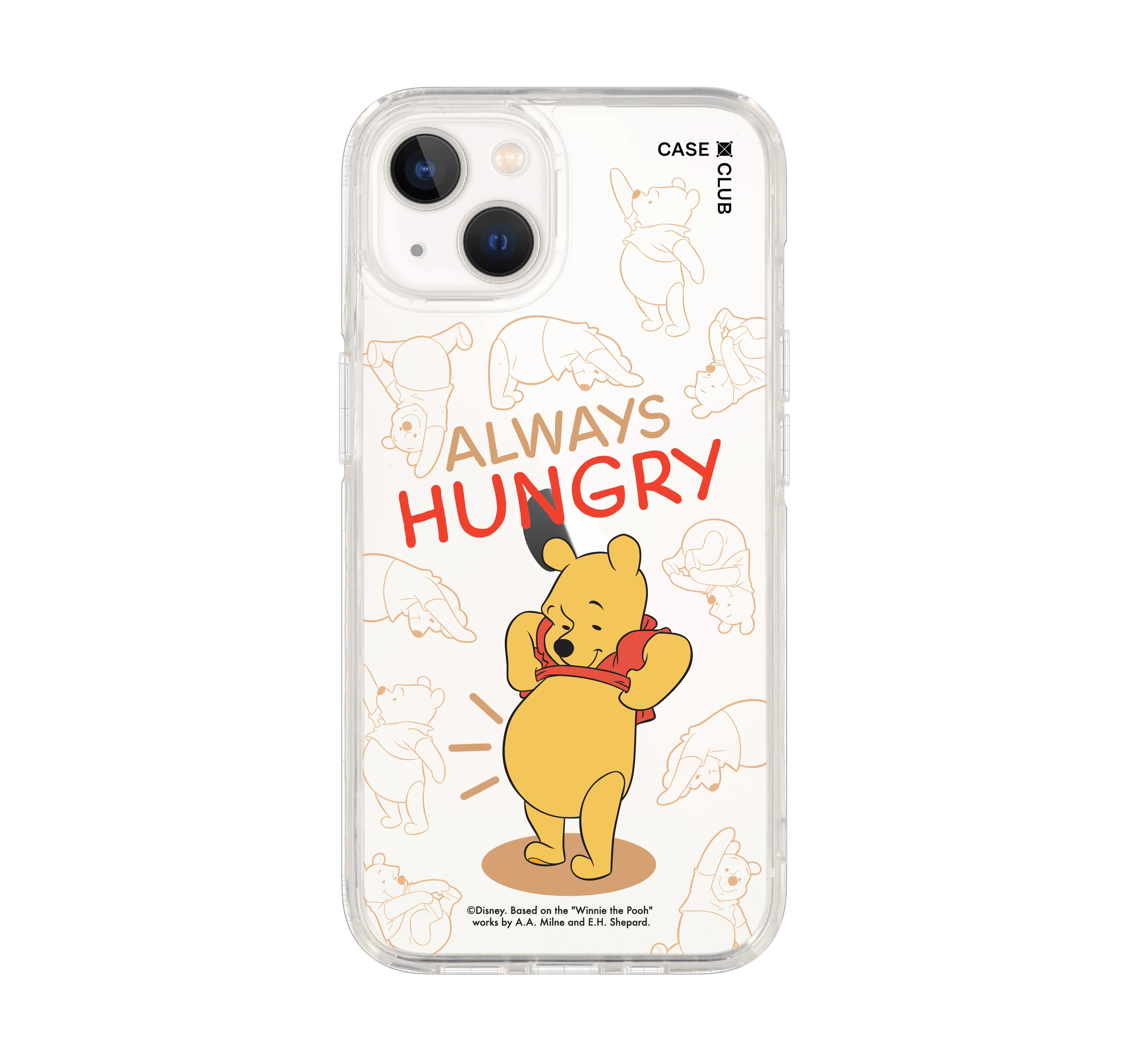 เคสใส iphone 13 winnie the pooh หมีพูห์จอมหิว